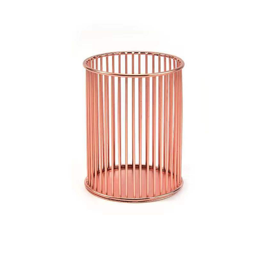 6 Colors Iron Storage Rack Desktop Book Pen Storage